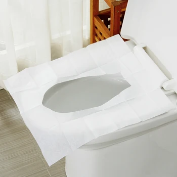 10 бр./опаковане. Еднократна Водоустойчив калъф за седалката на тоалетната чиния, Джобно Здравословно Обзавеждане за тоалетната, аксесоари за баня