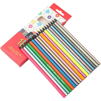 18 бр. детски Комплекти за Предварително заточенных цветни моливи Училище насипни водоразтворими Смесени цветни
