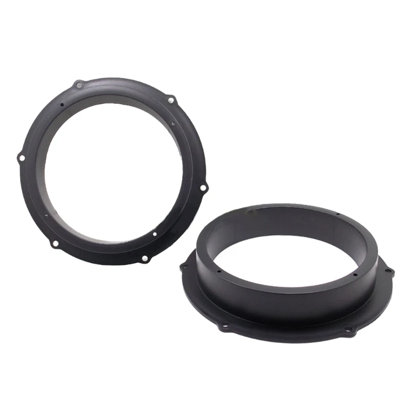 2 бр., черна 6,5-инчов ленти за закрепване на високоговорителите, преходен пръстен, подходящ за полагане на автомобилни стереодинамиков Magotan-Skoda
