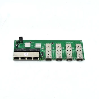 4F4E Gigabit Ethernet switch оптичен комутатор 4 * SFP порта 4RJ45 10/100/1000 м печатна платка