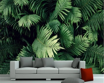 beibehang Съвременната класическа картина с орнаменти, персонални стерео 3d тапети с участието на тропически зелени растения на заден план стени