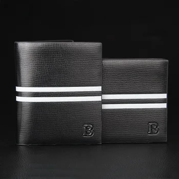 dhl или ems 50 бр. в чантата си малък портфейл кожен портфейл за мъже с голям капацитет на притежателя на кредитната карта черен мъжки портфейл