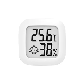 LCD дигитален термометър-влагомер за помещения, електронно измерване на температура и влажност на въздуха, сензор за близост, метеорологичната станция за дома
