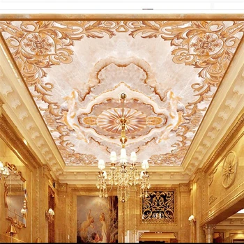 wellyu Потребителски тапети 3d европейския мрамор модел тавана на фона на тапети декоративни тапети papel de parede 3d papier peint