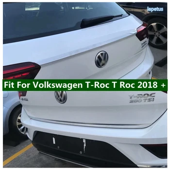 Аксесоари Акцентная на Задния Капак на Багажника, Тапицерия на Задната Врата, Защитен Панел за Задната Врата, Подходящ За Volkswagen T-Roc T Roc 2018 г. - 2023