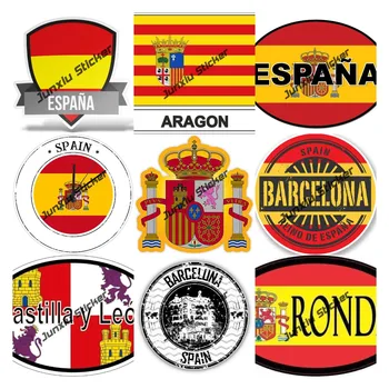 Барселона Ронда Арагон, Испания Vinyl стикер Испания Стикер върху бронята на лаптоп за кола Пътнически багаж, Автомобил iPad Знак Мультяшные природа
