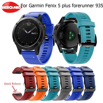 Взаимозаменяеми каишка за умни часовници на Garmin Fenix 5X/5X Plus Easyfit Силиконов Ремък за спортните часовници на Garmin Fenix 3/Fenix 3 HR каишка