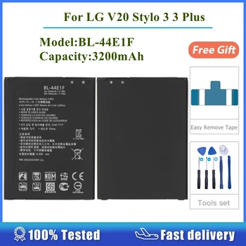 За LG V20 Stylo 3 Plus VS995 US996 LS997 H990DS H910 H918 F800 H990 BL-44E1F 3200 ма Дубликат част мобилен батерията