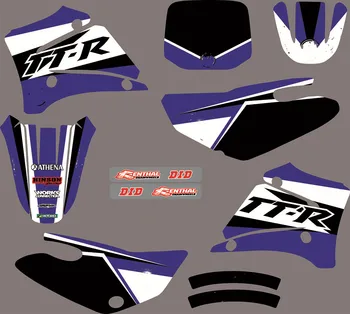 За Yamaha TTR250 TTR 250 Комплекти Стикери Графични Стикери За YAMAHA TTR250 TTR 250 2005 2006 2007 2008 2009 2010 2011 2012
