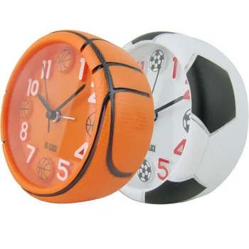 Креативен 3D баскетболен футболен спортен часовник с аларма, стерео цифров часовник, настолни часовници за студентска детска стая, подаръци