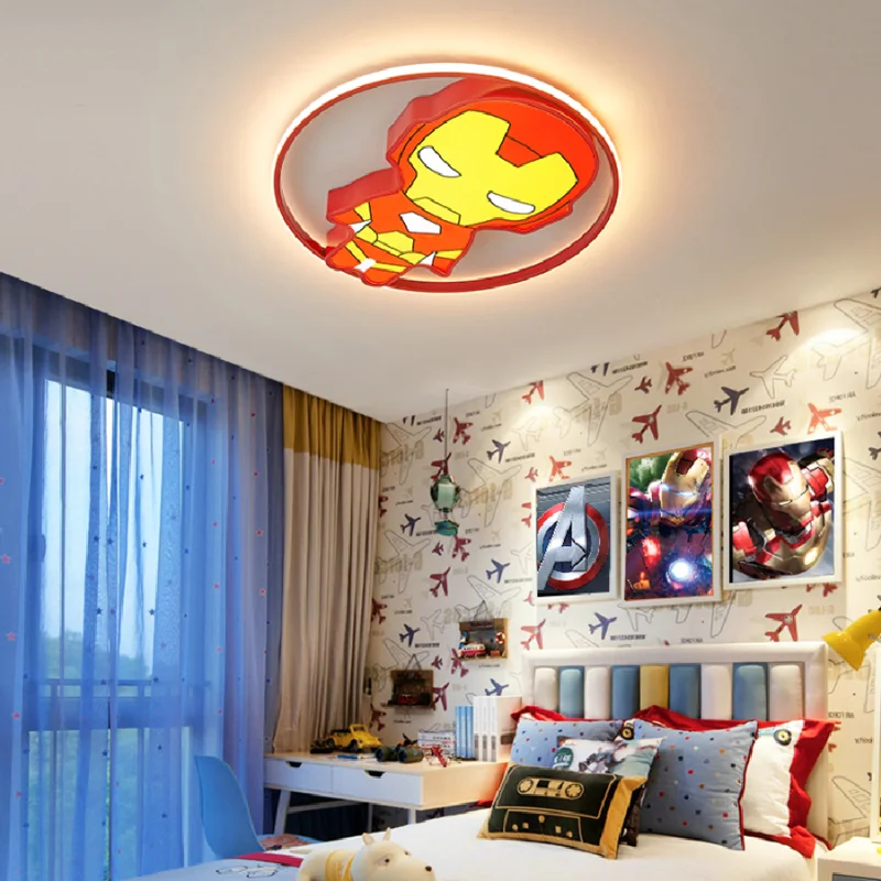 Нов блясък Модерна детска стая скандинавски декорация на дома декор на детска спални умни лампи тавана лампа за дневна вътрешна лампа