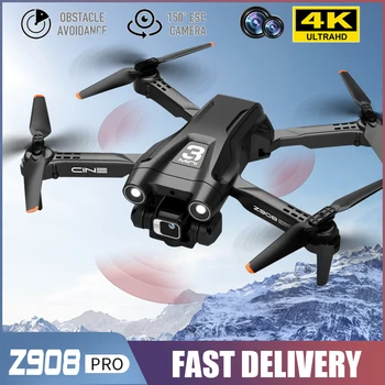 Нов професионален безпилотни летателни апарати Z908 с камера с двойна 4K HD и 2,4 G WiFi, играчка-квадрокоптер за заобикаляне на препятствия