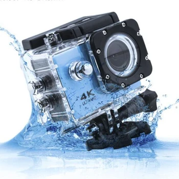 Нова тенденция безжична екшън-камера за 4K/1080P под вода с акрилни скоростна Go Pro, Wi-Fi екшън-камера и спортна камера