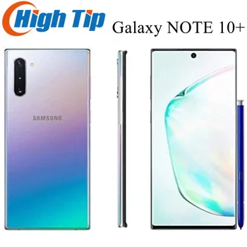 Отключени Samsung Galaxy Note 10 Plus N975U1 Note10 + N975F 256 GB ПАМЕТ 12 GB RAM памет Восьмиядерный 6,8 Snapdragon 855 LTE Мобилен Телефон