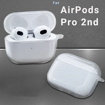 Прозрачен Калъф за Airpods Pro 2 Case TPU Прозрачен Калъф за слушалки Apple Air Шушулките Pro 2 Earpods Case зарядно устройство ще захранване на Скоростната Shell